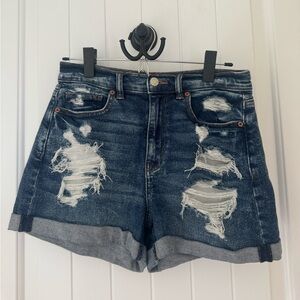 american eagle mom jean shorts